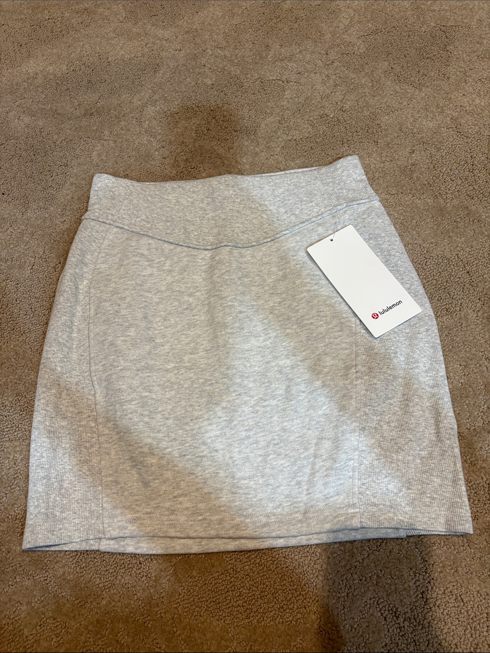 lululemon Light Gray Mini Skirt/Scuba HR Mini skirt